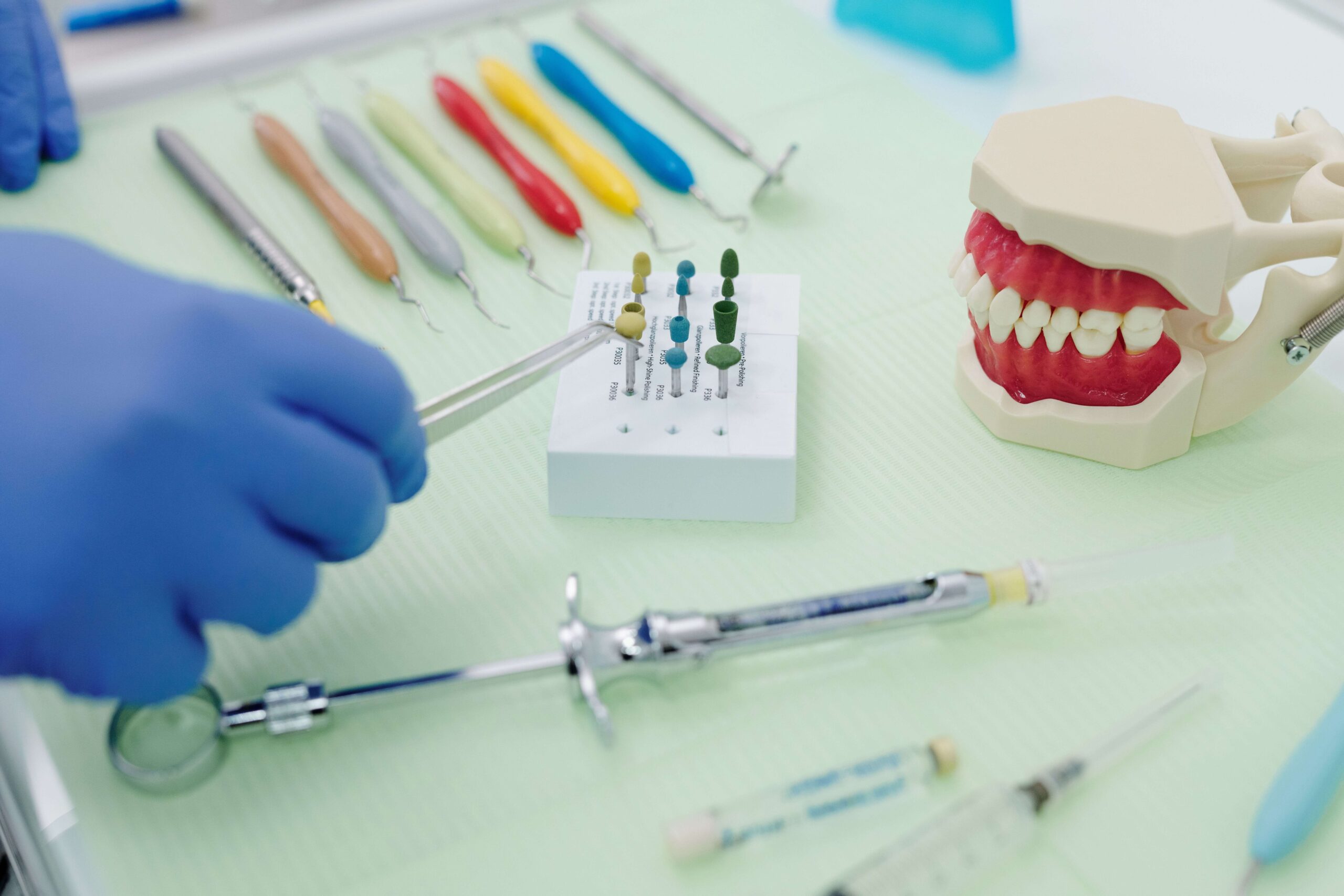 teeth and equipment